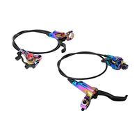 Akozon HB-875 Frein à Disque Hydraulique pour Les Vélos de Montagne - Freins Avant Arrière Gauche/Main Droite, CNC Anodisé, Options Multiples (Brillant; 3x2,6 mm)