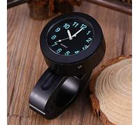 Akozon Horloge Universelle étanche pour Guidon de Moto, Taille Réglable 7 8 à 1, Conception Lumineuse Résistante aux Chocs