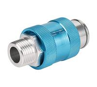 Akozon HSV-15 Vanne à Glissière Manuelle Vanne De Régulation Du Débit D'air Pneumatique à Filetage en Aluminium G1/2