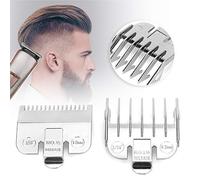 Akozon Huile Vintage Hair Hair Clipper Limit Peigne - Guide Peigne pour une Coupe de Cheveux Précise, Outil de Style Professionnel, Options de Plusieurs Longueurs - Couleurs en or et en Argent (Pied