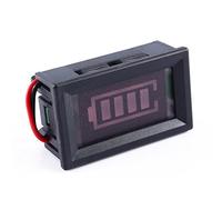 Akozon Indicateur de niveau de batterie 12 V, indicateur de batterie Plomb-Acide Batteries LED Capacité testeur Mètre MP
