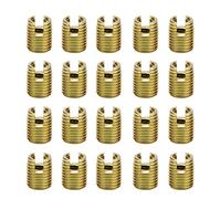 Inserts filetés,Akozon 20pcs 302 Acier au Carbone kit de réparation de vis à insert de filetage autotaraudeur(interne M2* 0,4 externe M4,5 * 0,5: 6mm)