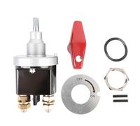 Akozon Interrupteur de Déconnexion de Batterie Principal à Courant élevé 12 V-36 V, Isolateur de Coupure de Courant pour Voiture, Camion, (Avec plaque de verrouillage)