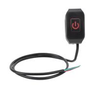 Akozon Interrupteur de Guidon Moto 22mm, Commutateur avec LED Verte, pour | Universal horn and headlight control , fits bike scooter, plastic housing, easy installation for riders