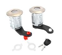 Akozon Jeu de Cylindres de Serrure de Porte Gauche et Droite avec 2 Clés, Compatible avec le Modèle 7701470944/7701470945 pour la Réparation du Hayon