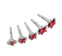 Akozon Jeu de Forets à Bois en Carbure de Tungstène 5 Pièces - Foret de 15 à 35 Mm Forage de Trous de Charnière pour le Travail du Bois - Outils et Amélioration de l'/Électricité et Outils/