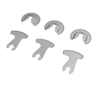 Akozon Jeu de Lames Oscillantes pour le Travail du Bois, 6 Pièces, Lames de Scie Multifonctions en Carbure pour Béton, Coulis, Carrelage, Céramique et Maçonnerie