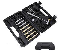 Akozon Jeu de Poinçons Ronds avec Trousse à Outils, 21 Pièces, Installation et Maintenance de Poinçons Mécaniques