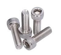 Akozon Jeu de Vis à Six Pans Creux - 30 Pièces Boulons à Vis M6 en Acier Inoxydable 304 A2-70, Norme DIN 912 - Fixations Industrielles et Scientifiques (M6*20)