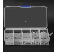 Akozon Jeu de Vis Automatiques de Haute qualité, 1000 Pièces en Acier Inoxydable M1 M1.2 .4 .7-réparation et Assemblage électronique