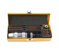 Akozon Jeu d'embouts de tournevis à percussion avec boîte de rangement, outils de réparation automobile portables pour retirer les vis rouillées et endommagées (Type 1)