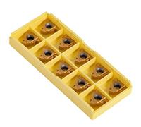 Akozon Jeu d'inserts en Carbure 16ER AG60-10 Pièces de Pointes en Carbure Insère un Outil de Tournage de avec des Matériaux Difficiles