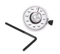 Akozon Jeu d'outils de clé de Torsion à Angle d'entraînement Réglable de 1/2 Pouces, Jauge de Mesure de Couple de Précision à 360 ° pour la Torsion jusqu'au Rendement des Attaches