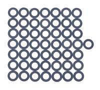 Akozon Joint de Bouchon de Vidange D'huile, Rondelle de Bouchon de Vidange D'huile 50pcs 90430-12031 pour pour Rondelles D'écrasement de Carter D'huile