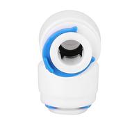 Akozon Joint de Connecteur de Tuyau Pe pour l'eau, té 702Y G1/4 Y, Paquet de 5 Raccords d'eau, Connexion de Tuyau Sécurisée, Empêche les Fuites (Joint d'extension d'angle de PE 2 points)