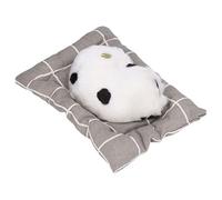 Akozon Jouet en Peluche pour Chien Endormi avec Coussin, Poupée de Chien de Simulation Mignonne pour la Décoration de la Maison et Son d'aboiement Amusant (Tapez 2)