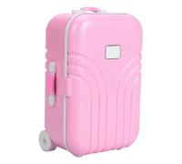 Akozon Jouet Valise Bébé, Baby Suitcase Toy Cute Plastic Rolling Mini en Plastique Mignon Roulement Boîte à Bagages pour Enfants Filles () Luggage Box
