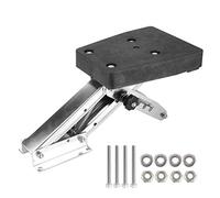 Akozon Kicker de Support de Moteur Hors-Bord pour Bateau 25HP 110 Livres 304 Acier Inoxydable Support de Support de Moteur de Bateau pour Moteur Hors-Bord 2 Temps