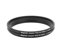 Akozon Kit D'Adaptateur de Filtre D'objectif Magnétique en Métal Léger, Convertit Le Filtre fileté en Adaptateur Magnétique 55 Mm pour la Photographie