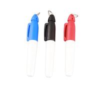 Akozon Kit d'alignement de Marqueurs de Balle de Golf 12 Pièces - 6 Modèles de Doublure de Balle, 3 Doublures de Ligne de, 3 Marqueurs Colorés - Améliorez Votre Expérience de Golf ! (comme Le