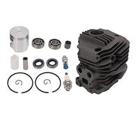 Akozon Kit D'anneaux D' de Piston de Cylindre de 51 Mm 5063861 71 Matériau Haute Résistance, Faible Bruit, Longue Durée de Vie, Parfaitement adapté à la Scie à Béton K750 K760 Partner