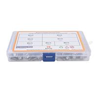 Akozon Kit d'assortiment de Boulons à Douille Hexagonale M5, 70 Pièces, Vis de Fixation Industrielles et Scientifiques et Ensembles d'assortiment