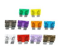 Akozon Kit D'assortiment de Fusibles de Voiture, Remplacement de Taille Standard et Mini pour Fusibles Automobiles RV Camion