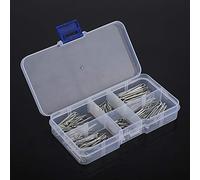 Akozon Kit d'assortiment de Goupilles Fendues Fendues en Métal en Alliage de Zinc de 175 Pièces - 5 Tailles pour les Applications de Fixation Industrielles