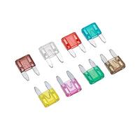 Akozon Kit D'assortiment de Mini Fusibles pour Voiture et Camion, 100 Pièces, 30A 35A pour Voitures, Motos, Bateaux, Camions