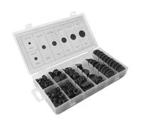 Akozon Kit de 170 Joints en Caoutchouc, 7 Tailles M7.14-M25.4mm, pour | Heatproof firewall hole plugs, for automotive RV boat wiring pipe cord organization, rubber material