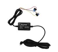 Akozon Kit de Câblage de Caméra de Tableau de Bord de Type C, Harnais 12V 28V 5V 2,5a avec Coupure Basse Tension et Déclencheur ACC pour L'enregistrement en Stationnement