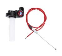 Akozon Kit de Câbles de Poignée D'accélérateur de Moto en Alliage D'aluminium, pour les Cyclistes Hors Route