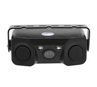 Akozon Kit de caméra de recul pour voiture, capteur radar de stationnement haute définition, lumière LED 170 °, angle de vision parfait, vision nocturne, caméra de recul étanche