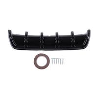 Akozon Kit de Carrosserie Universel de Style D'aileron Noir Brillant de Lèvre de Diffuseur de Pare-chocs Arrière 26.38x2.36in
