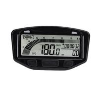 Akozon Kit de Compteur de Vitesse Numérique, écran LCD à Contraste élevé avec Rétroéclairage, Compte-tours de Moto, Compteur Kilométrique, Remplacement Plug and Play pour Tout-terrain