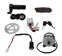 Akozon Kit de Contrôleur de Moteur à Grande Vitesse Kit de Contrôleur de Moteur électrique 24 V 250 W avec Plateau 55T Vélos 146L Scooter électrique Sports et Plein Air/Sports/Patins,