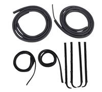 Akozon Kit de Coupe-froid de Joint de Porte de Voiture de Remplacement pour Bronco 1987-1996, Empêche L'eau, la Poussière et le Vent D'entrer pour une Conduite Plus Douce et Plus