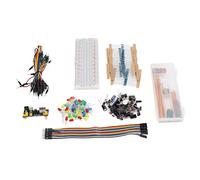 Akozon Kit de Démarrage Complet de Composants électroniques avec Assortiment Amusant et Planche à Pain de 830 Points de Liaison pour R3, STM32, Idéal pour Les Expériences