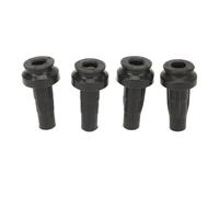 Akozon Kit de Gaine de Fil D'allumage 4 Pièces Silicone 596321 Remplacement | Botte de Bougie D'allumage en Silicone Résistant à la Chaleur, Compatible avec 206 207 307 308 408, C2 C4 Picasso, Moteur