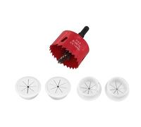 Akozon Kit de Gestion des Câbles Muraux TV - Cache-Fil TV Mural 2-3/8 Pouces Cache-Câbles de 60 Mm dans Le Mur - Dissimulez Les Câbles avec 4 Passages, 1 Fixation pour Scie Cloche, 10 Attaches de