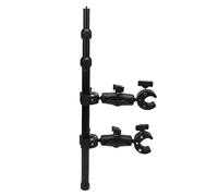 Akozon Kit de Montage de Caméra Selfie Stick Double Pince pour Go X3 X4 X2 RS, 47 Pouces