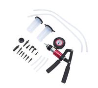 Akozon Kit de Pompe à Vide de Purge de Frein à Main - Outil de Purge de Liquide de Frein Automobile avec Kit de Testeur, Pompe Manuelle Multifonctionnelle pour L'entretien de la