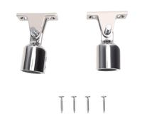 Akozon Kit de Quincaillerie pour Toit Bimini, Charnière de Pont en Acier | Embout à œil de qualité Marine, pour Installation de Pare-soleil de Bateau, Pièces Réutilisables, Embouts à œil et Vis