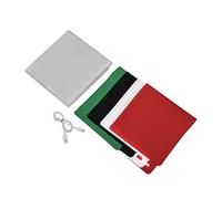 Akozon Kit de Tente de Boîte à Lumière de Photographie de Mini Studio Pliable Portatif avec 4 Arrière-Plans de Couleur