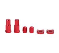 Akozon Kit D'espacement D'écrou de Blocage de Jante en Alliage D'aluminium pour YZ 125 250 250F 450F Wr250R Wr450R, équipement D'entretien (rouge)