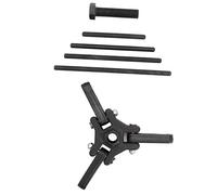 Akozon Kit d'extraction de Poulie d'amortisseur Harmonique, en Acier au Carbone, Finition en Oxyde Noir, Outils de Réparation, 6 Pièces