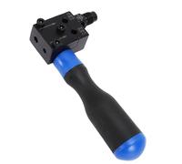 Akozon Kit D'outils D'évasement de Conduite de Frein 7 Pièces, Kit D'évasement Double 3/16 Pouces 1/4 Pouces avec Boîte de Rangement pour Moto Automobile Camion