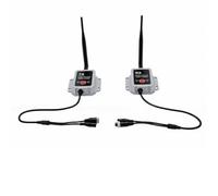 Akozon Kit émetteur et Récepteur Vidéo de Caméra sans Fil 2,4 G, Portée 200 à 300 M, Système 1080p Résistant aux Intempéries, Remplacement pour Moniteur AHD, Camion, Remorque
