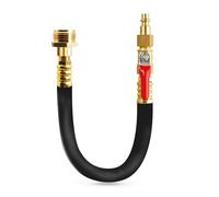 Akozon Kit Hivernissant RV, Adaptateur d'éruptage RV avec Compresseur de Vanne d'arrêt Compresseur Rapide de Bouchon de Connexion Rapide Adaptateur 'antiflom