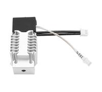 Akozon Kit Hotend d' à Haute Température, Bloc Chauffant d'extrudeuse assemblé, Ensemble de Tubes de Gorge Bimétalliques de Remplacement 3 V3, Accessoires 'imprimante 3D